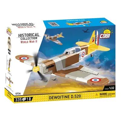 Cobi 5734 francouzský stíhací letoun dewoitine d.520