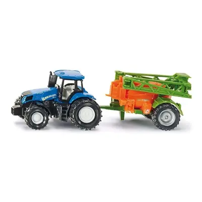 Siku 1668 traktor s přívěsem na rozprašování hnojiva 1:87