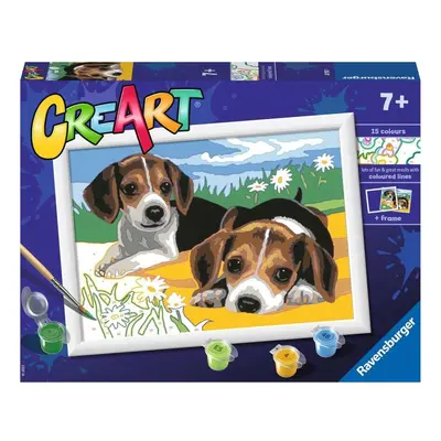 Ravensburger 20192 creart štěňata jack russella