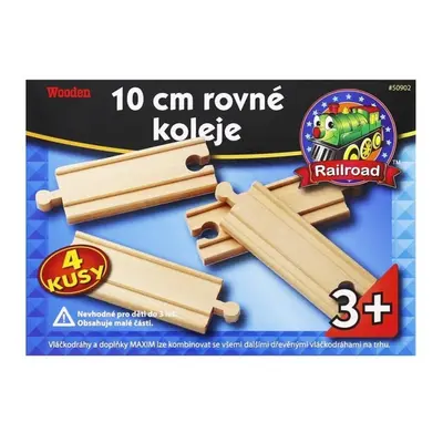 Maxim 50902 koleje rovné 10cm 4ks