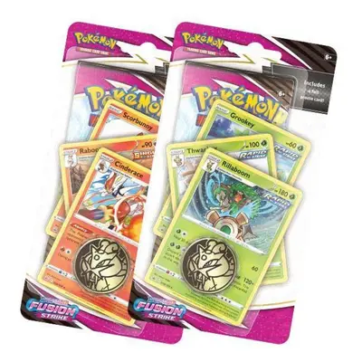 Pokémon tcg: swsh08 fusion strike - premium checklane blister