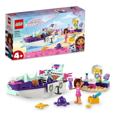 Lego® gabby's dollhouse™ 10786 gábi a rybočka na luxusní lodi