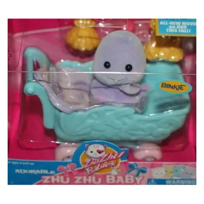 Zhu zhu babies miminko v kočárku binkie + 2 oblečky zdarma