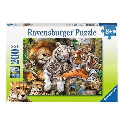 Ravensburger 12721 puzzle dřímající kočky 200 xxl dílků