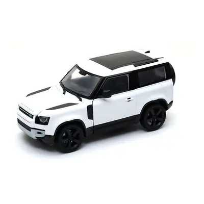 Kovový model land rover defender bílý 1:24