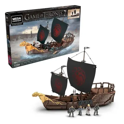 Mega bloks hra o trůny targaryenská loď, mattel gpb29