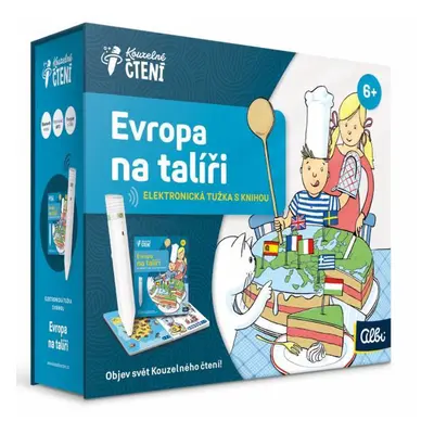 Albi kouzelné čtení elektronická tužka 2.0 s knihou evropa na talíři