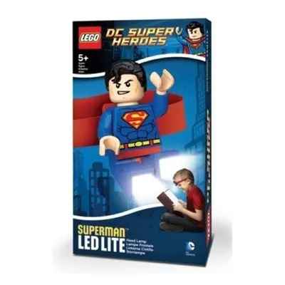 Lego led čelovka super heroes superman 7 cm