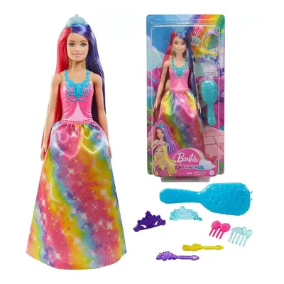 Barbie princezna s dlouhými vlasy, mattel gtf38