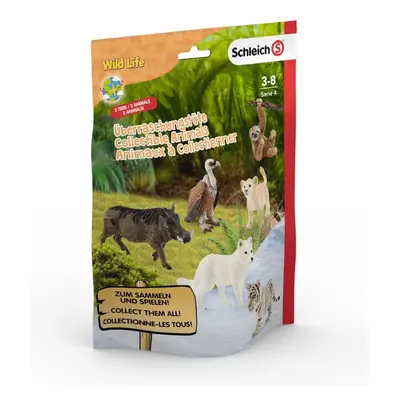 Schleich 87956 sáček s překvapením - africká zvířátka l, série 4