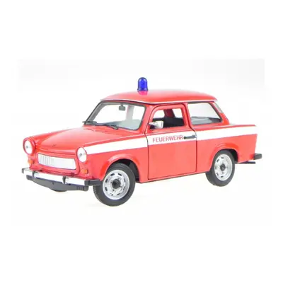 Kovový model 1:24 trabant 601 hasiči