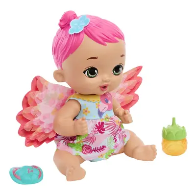 Mattel my garden baby™ miminko plameňák s růžovými vlásky hpd12