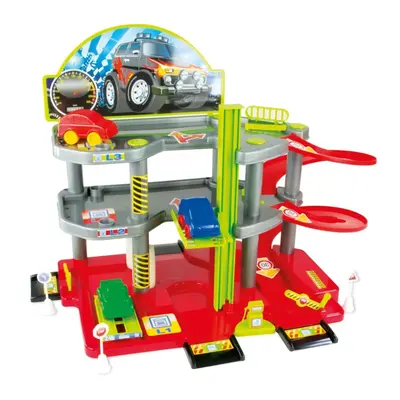 Mochtoys garáže parkovací set 3 patra