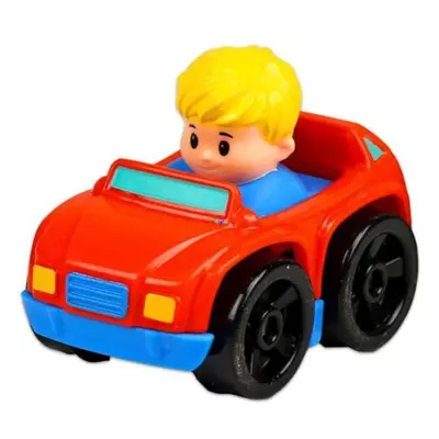 Fisher price little people mini autíčko suv červené, mattel drg94