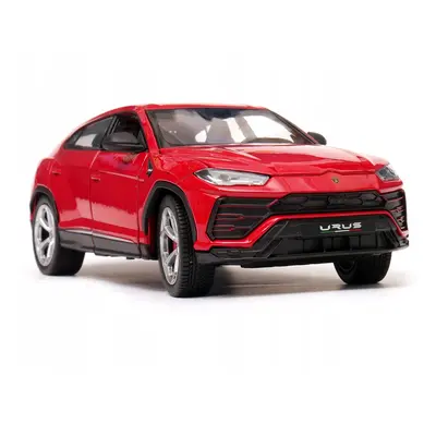 Kovový model lamborghini urus červené 1:24