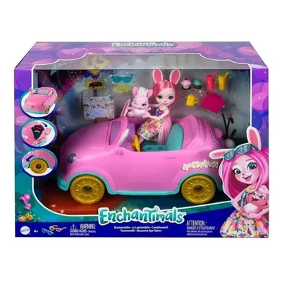 Enchantimals zajíčkové auto, mattel hcf85