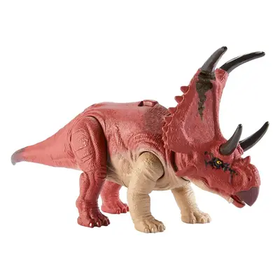 Mattel jurský svět nadvláda: dinosaurus s divokým řevem diabloceratops, hlp16