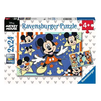 Ravensburger 05578 disney: mickey mouse 2x24 dílků