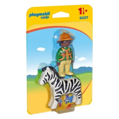 Playmobil 9257 ošetřovatel a zebra (1.2.3)