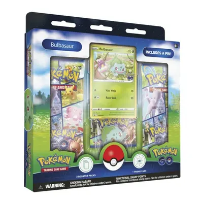 Pokémon tcg: pokémon go - pin box bulbasaur