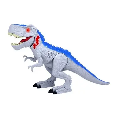 Mighty megasaur t-rex chodící s efekty 55 cm šedý