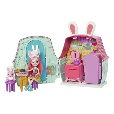 Enchantimals domácí mazlíčci chatka bree bunny, mattel gyn60