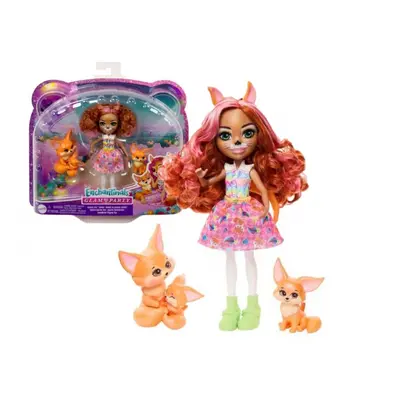 Enchantimals rodinka filigree fox s lištičkami, mattel hnt60