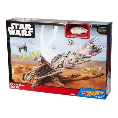 Hot wheels sw millenium falcon - síla se probouzí, mattel cgn32