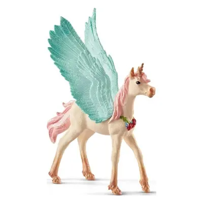 Schleich 70575 nazdobené hříbě pegase jednorožce