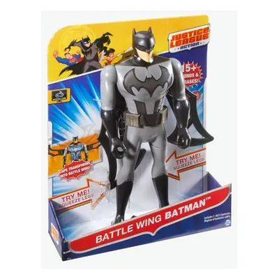 Justice league komiksová figurka batman, světlo, zvuk, mattel ffm04