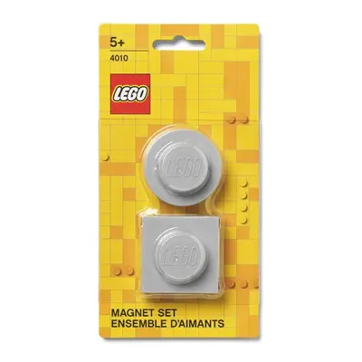 Lego® iconic magnetky, set 2 ks šedé