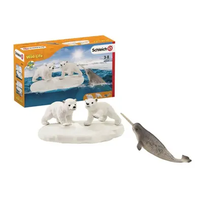 Schleich 42531 lední medvědi a klouzačka