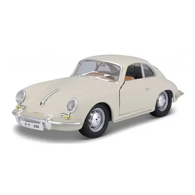 Bburago porsche 356b coupe (1961) ivory 1:24