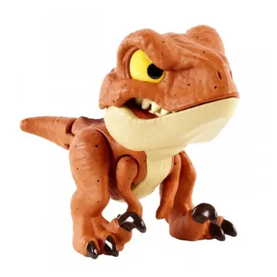 Jurský svět snap squad velociraptor s pohyblivou čelistí, mattel hbx53