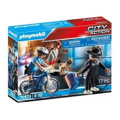 Playmobil 70573 policejní kolo: pronásledování kapsáře