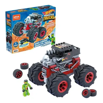 Hot wheels mega construx bone shaker monster truck, mattel gvm27