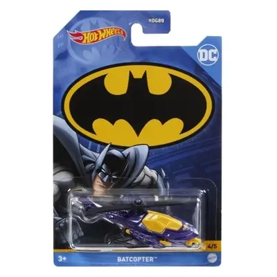 Hot wheels tématické auto batman batcopter 4/5