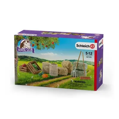 Schleich 42105 horse club - sada pro krmení zvířátek