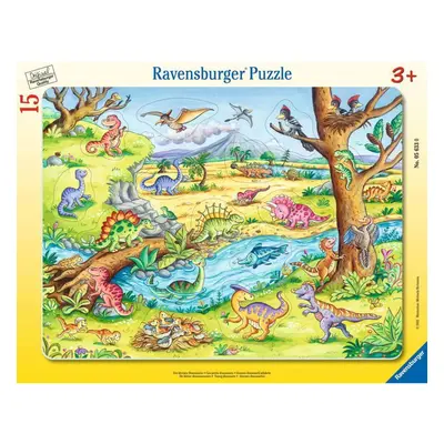 Ravensburger 05633 puzzle malí dinosauři 15 dílků