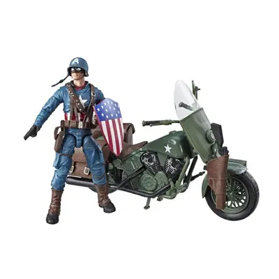 Hasbro marvel legends kapitán america s motorkou, e4704