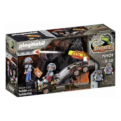 Playmobil 70929 dino rise důlní vozík s raketami