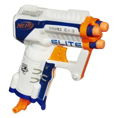 Hasbro nerf elite kapesní pistole s 3 hlavněmi bílá