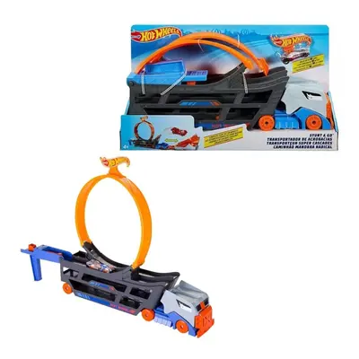 Mattel hot wheels tahač a pojízdná dráha se smyčkou, gck38