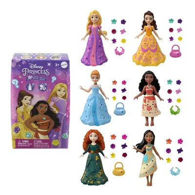 Mattel disney princess malá panenka s květinovými ozdobami hpp42