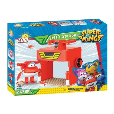 Cobi 25133 super wings světoběžník jett a jeho hangár