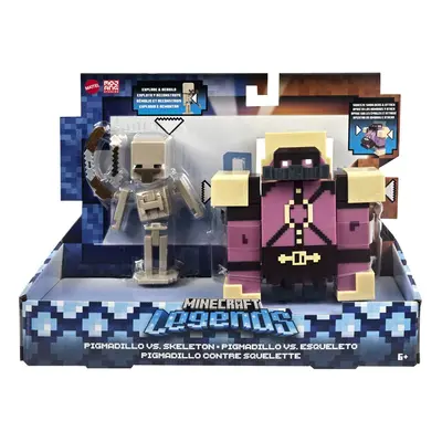 Mattel minecraft legends pygmadillo vs skeleton