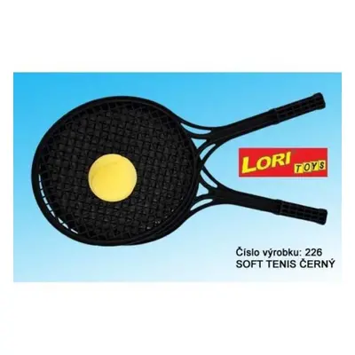 Soft tenis černý 54 cm