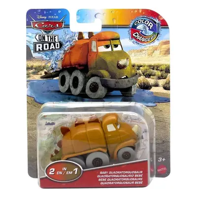 Disney pixar cars color changers 2 v 1 baby quadrotorquosaur, mattel hmd68