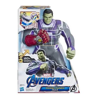 Hasbro avengers hulk "rána pěstí" 30cm, zvukové efekty, e3313