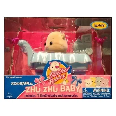 Zhu zhu babies miminko v kočárku lenny + 2 oblečky zdarma